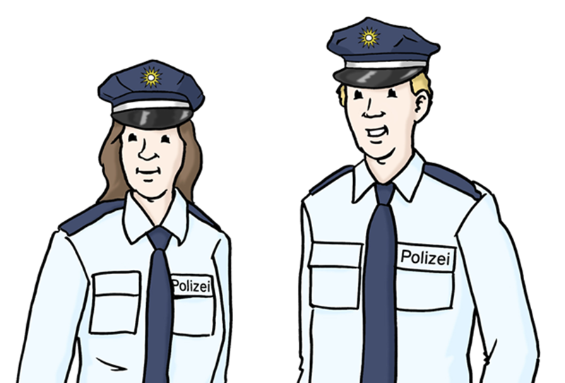 Polizistin und Polizist