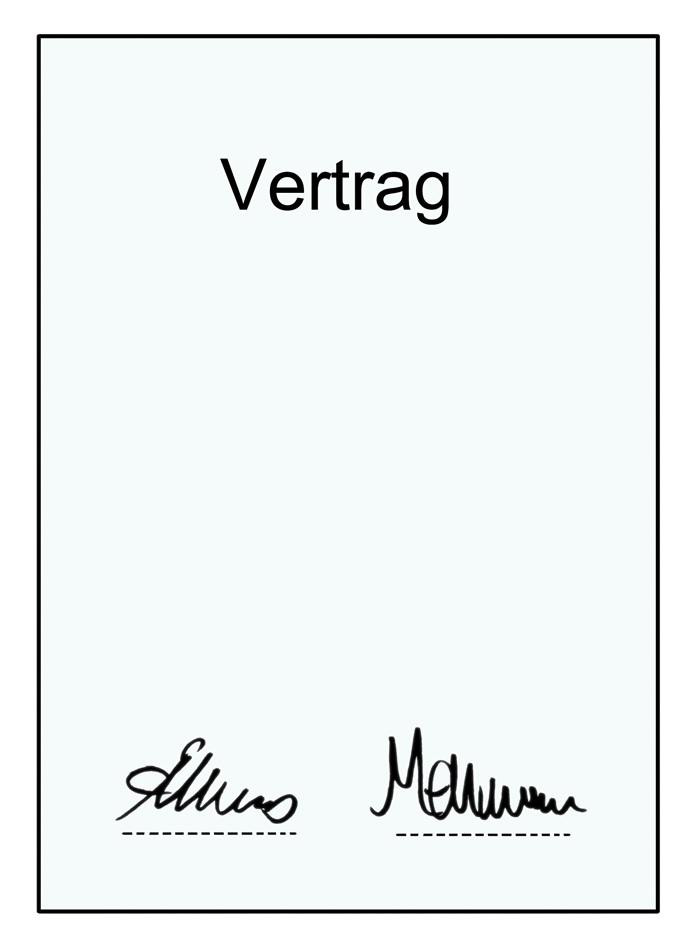 Vertrag Dokument