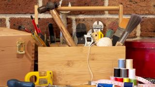 Werkzeugkasten für DIY-Projekte und Upcycling