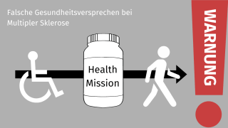 Grafik zu falschen Heilungsversprechen bei Multipler Sklerose
