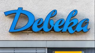 Schriftzug der Lebensversicherung Debeka